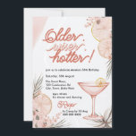 Ältere, klügere, heißer Pfirsichpfirsich Pink Cock Einladung<br><div class="desc">Feiern Sie Ihren Geburtstag stilvoll mit unserem "Älteren, Weitsichtigeren, Hotter" Pfirsichrosa Cocktail zum Geburtstag Einladung! Diese atemberaubende Einladung soll Ihrem besonderen Tag eine Touch von Eleganz und Spaß verleihen. Mit seinem auffälligen pfirsichrosa Cocktaildesign und der trendigen Typografie Set es den perfekten Ton für ein unvergessliches Fest. Egal ob Sie eine...</div>