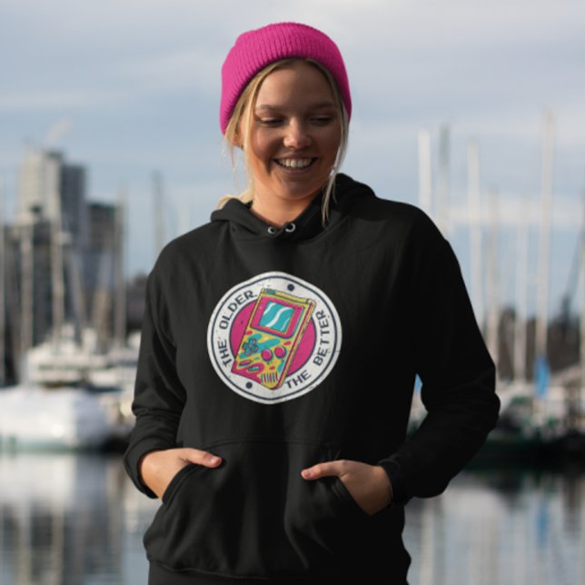 Ältere Leute, besser - Video-Spiel rückgängig mach Hoodie (Von Creator hochgeladen)