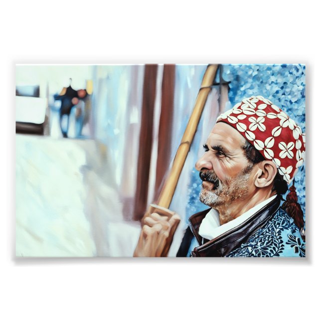 Ältere Menschen in traditioneller Kleidung, die Ho Fotodruck (Vorne)