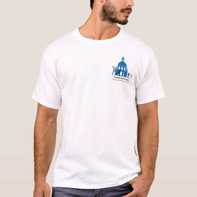 Ältere Mitte-T - Shirtfront u. -rückseite T-Shirt (Vorderseite)