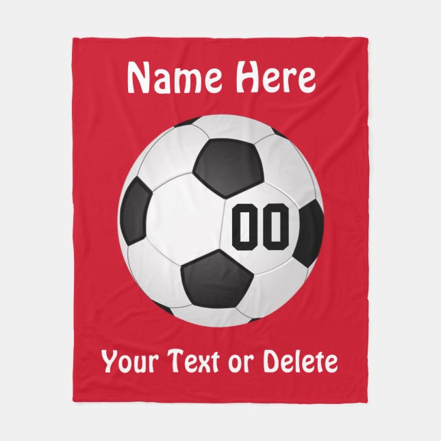 Ältere Nachtgeschenke für Fußball, Wurfs-Decke Fleecedecke (Vorderseite)