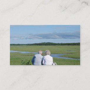 Ältere Paar-Visitenkarte Visitenkarte