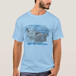 Ältere Rentenerträge Humorer Niedlicher Otter T-Shirt