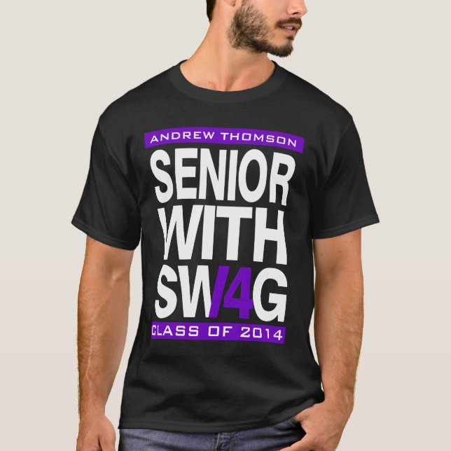 Ältere Swag-Klasse des 2014 Senior-T - Shirt (Vorderseite)