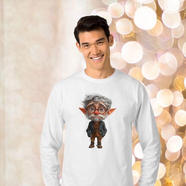 Ältere Weihnachtself Männer-T-Shirt T-Shirt (Von Creator hochgeladen)