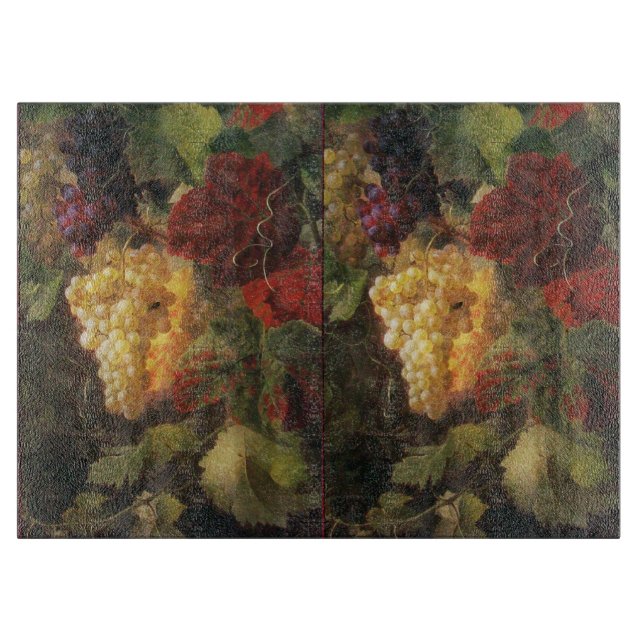 ÄLTERE WEINRÜSTUNG PARTY SCHNEIDEBRETT (Vorderseite)