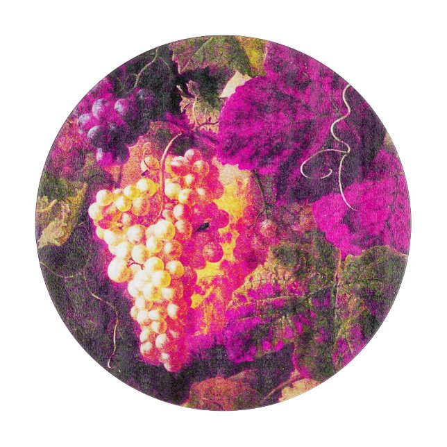 ÄLTERE WEINRÜSTUNG PARTY SCHNEIDEBRETT (Vorderseite)