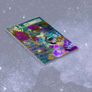 Altered Peacock Notizblock