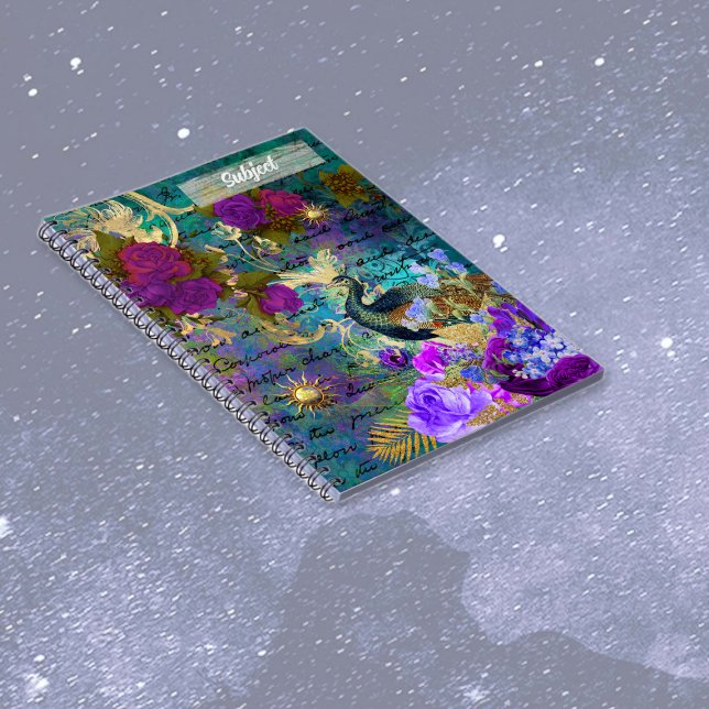 Altered Peacock Notizblock (Von Creator hochgeladen)