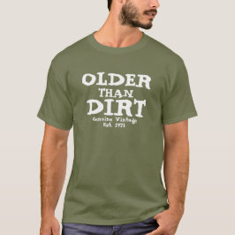 Älterer als Vintager Design-T - Shirt
