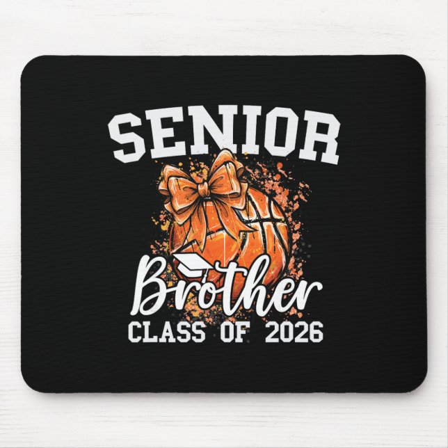 Älterer Bruder Cl von 2026 Coquette Basketball Abs Mousepad (Vorne)