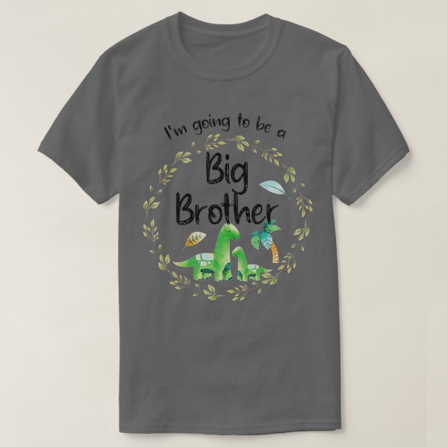 Älterer Bruder werde ich endlich ein großer Bruder T-Shirt (Design vorne)