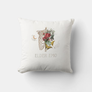 Älterer Emo Lustiger Goth Älterer Gothic Cottageco Kissen