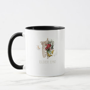 Älterer Emo Lustiger Goth Älterer Gothic Cottageco Tasse