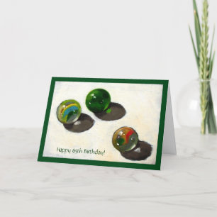 ÄLTERER GEBURTSTAG: HAT NOCH MARBLES KARTE