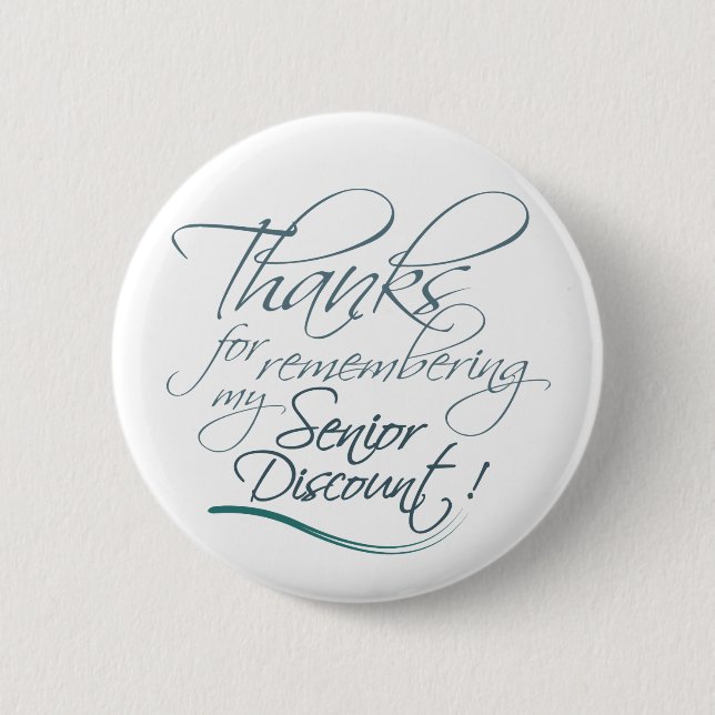 Älterer Rabatt-Knopf Button (Vorderseite)