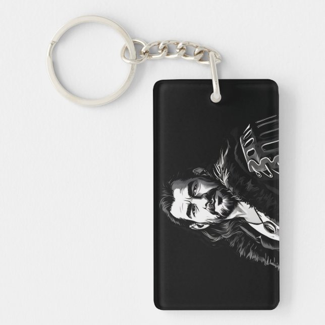 Älterer Storyteller-Schlüsselanhänger Schlüsselanhänger (Vorderseite)