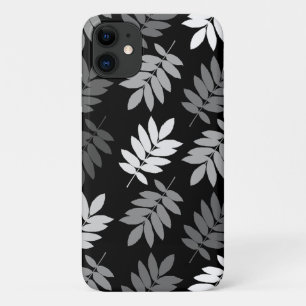 Älteres Blatt Lg Muster Schwarz Weiß Grau Case-Mate iPhone Hülle
