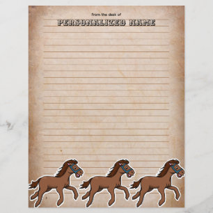 Älteres Harry Horse Lined-Blatt