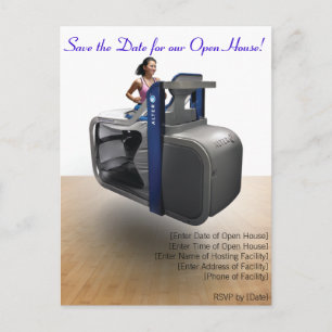 AlterG offenes Haus-Postkarte Ankündigungspostkarte