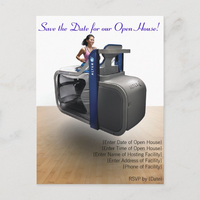 AlterG Open House Postcard Ankündigungspostkarte (Vorderseite)