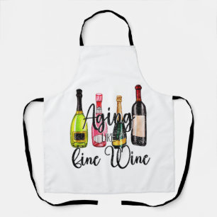 Altern wie ein guter Wein Schürze