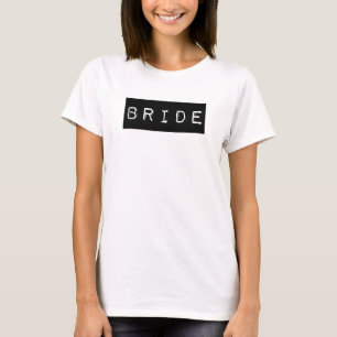 Alternative Bride Schwarzes Etikett Hochzeitsf T-Shirt