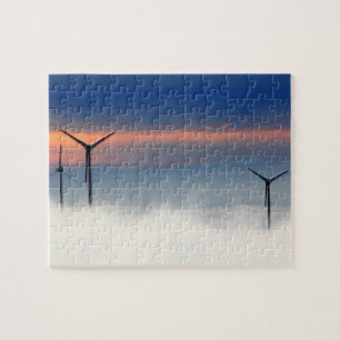 Alternative Energie - Windenergie in den Wolken - Puzzle