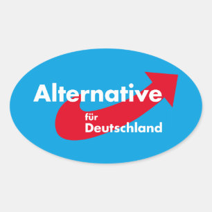 Alternative für Deutschland Ovaler Aufkleber