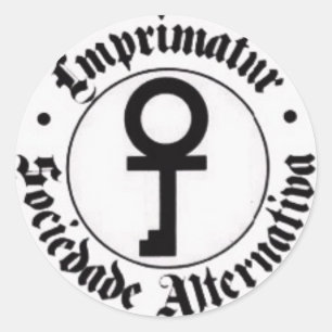 Alternative Gesellschaft Runder Aufkleber