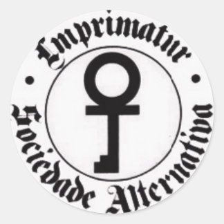 Alternative Gesellschaft Runder Aufkleber