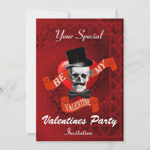 Alternative gotische Valentine-Party Einladung