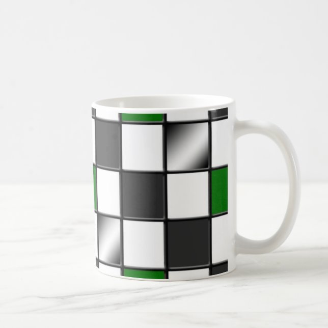 Alternative grüne Checkered Tasse (Rechts)