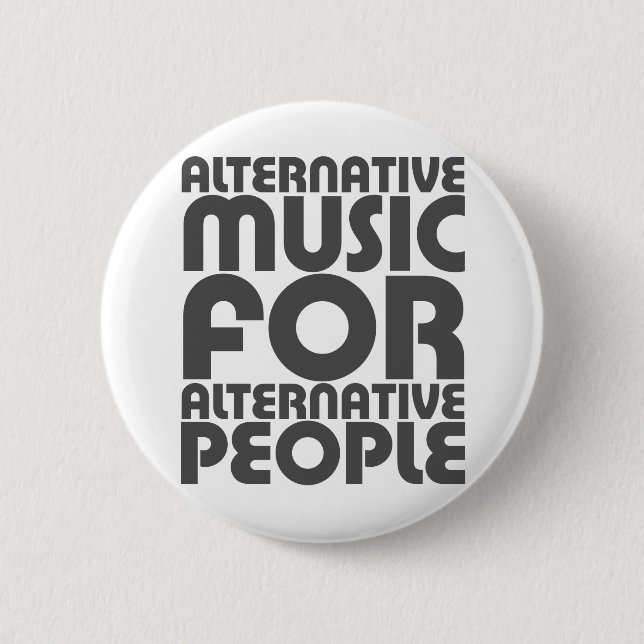 Alternative Musik 4 alternative Leute - Emo Rock Button (Vorderseite)