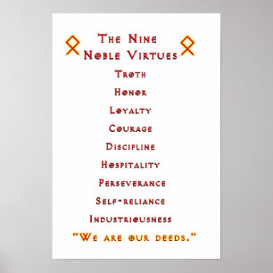 Alternative Nine-Noble-Virtuose-Poster Poster