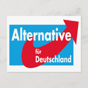 Alternative Pelze-Deutschland-Logo Postkarte
