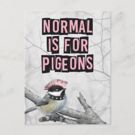 Alternative Punk Bird Anti Conformity Postkarte