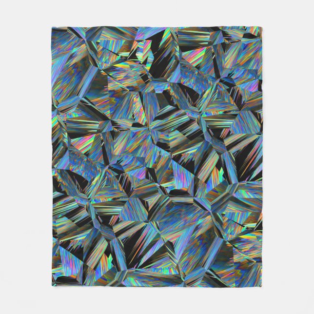 Alternative Realität - farbenfroher Blick: Fleecedecke (Vorderseite)
