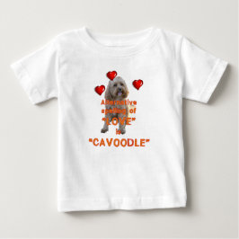 alternative Rechtschreibung der LIEBE ist CAVOODLE Baby T-shirt