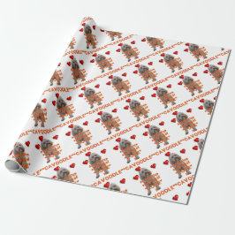 alternative Rechtschreibung der LIEBE ist CAVOODLE Geschenkpapier