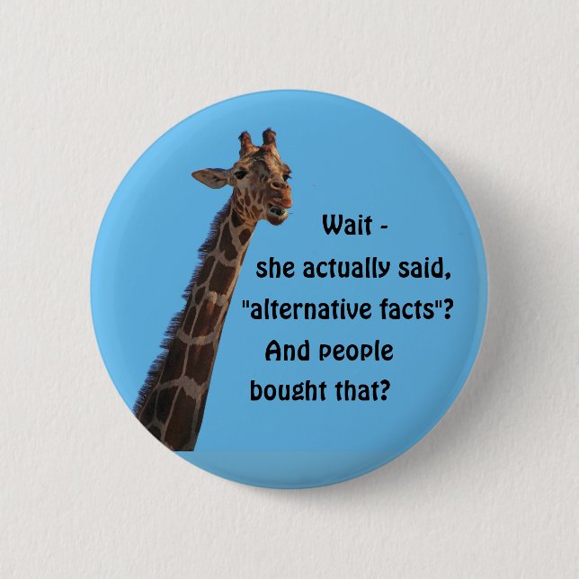 Alternative Tatsachen Button (Vorderseite)