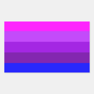 Alternative Transgender Stolzflagge Rechteckiger Aufkleber