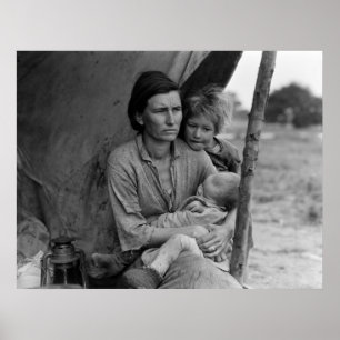 Alternative Version von Migrant Mutter Poster