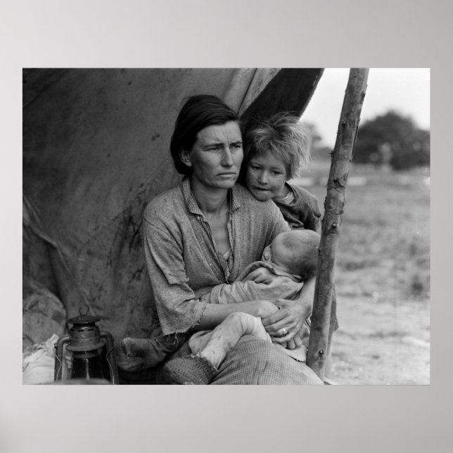 Alternative Version von Migrant Mutter Poster (Vorne)