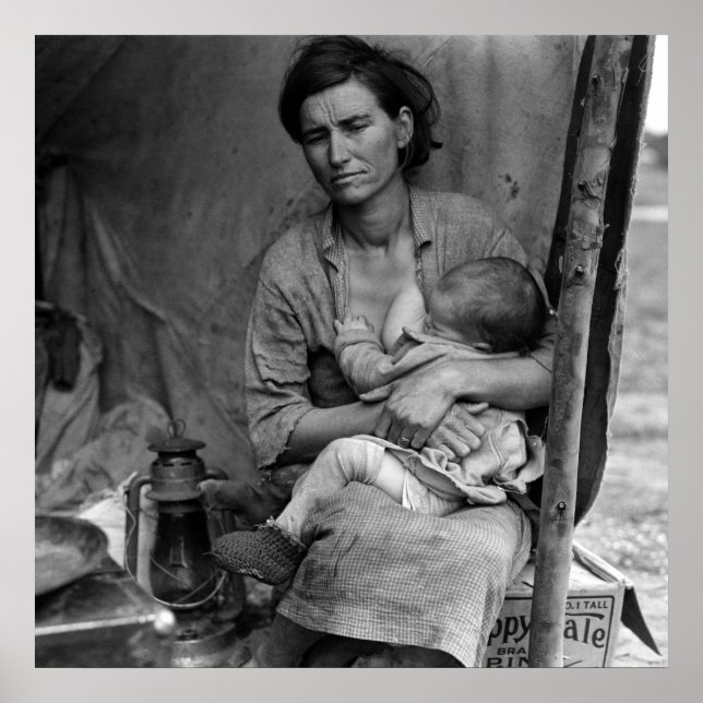 Alternative Version von Migrant Mutter Poster (Vorne)