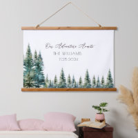 Alternative Wedding Guest Botanical Pine Trees