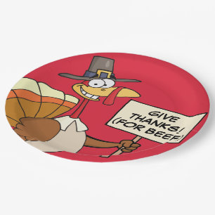 Alternativen zur Türkei zum Erntedank Pappteller