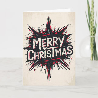 alternatives Weihnachtskarte Karte