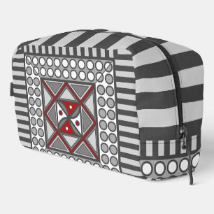 Alternierende Geometrie Waschbeutel