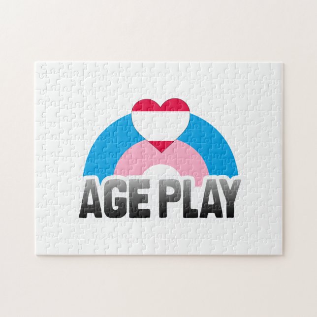 ALTERS-SPIEL-REGENBOGEN PUZZLE (Horizontal)
